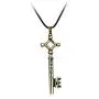 Attack on Titan Eren Jaeger Key Pendant Necklace Gold Metal Black Leather Attack on Titan Shingeki No Kyojin Erens Key Necklace Attack on Titan Eren Jaeger Key Pendant Necklace Gold Metal Black Leather Attack on Titan Shingeki No Kyojin Erens Key Necklace