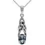 Silvershake Natural Gemstone 925 Sterling Silver Celtic Knot Solitaire Pendant with 18 Inches Chain Necklace Silvershake Natural Gemstone 925 Sterling Silver Celtic Knot Solitaire Pendant with 18 Inches Chain Necklace
