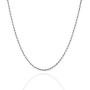 Quadri - Rope Chain Diamond-Cut in 925 Sterling Silver Italian 2mm Solid Necklace for Men Women Boys Girls - 16 to 30 inch - Premium Quality Certified Made in Italy - Gift Box Included