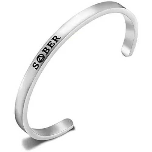 FOTAP AA Bracelet Sobriety Jewelry SBER Bracelet NA Bracelet 12 Step Sober Birthday Gift Recovery Jewelry Sponsor Gift FOTAP AA Bracelet Sobriety Jewelry SBER Bracelet NA Bracelet 12 Step Sober Birthday Gift Recovery Jewelry Sponsor Gift