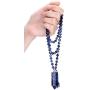 Jovivi Urn Necklace for Ashes Cremation Memorial Keepsake Jewelry Healing Crystal Point Perfume Necklaces for Women