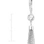 Silpada Cosmos Tassel Drop Earrings with Cubic Zirconia in Sterling Silver