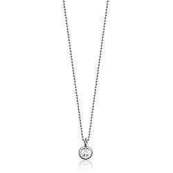 Alex Woo Mini Addition Peace Sign Chain in Sterling Silver Pendant Necklace , 16''