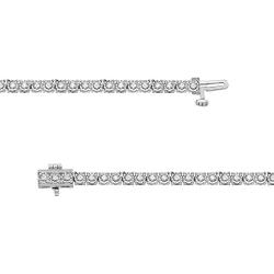 La4ve Diamonds 1/2 Carat Real Diamond Fashion Tennis Bracelet for Women in Sterling Silver with Secure Clasp with Gift Box included Rose Gold, Yellow Gold or Sterling Silver