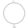Katie Loxton a Little Bridesmaid Womens Stretch Adjustable Band Fashion Charm Bracelet