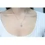 Gin & Grace 10K White Gold Natural Diamond (I1,I2) & Genuine Blue Aquamarine Pendant for Women Gin & Grace 10K White Gold Natural Diamond (I1,I2) & Genuine Blue Aquamarine Pendant for Women
