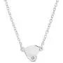 Lucky Feather Sterling Silver Dipped Will You Be My Bridesmaid Necklace with Crystal Accent Stone and Adjustable Chain