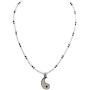 BlueRica Friends/Couples Yin Yang Pendant on Seed Beads Necklace Set