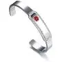 MPRAINBOW MP Stainless Steel CZ Customized Medical Alert ID Bangle Cuff Bracelet,Personalized Engraved MPRAINBOW MP Stainless Steel CZ Customized Medical Alert ID Bangle Cuff Bracelet,Personalized Engraved