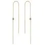 FANCIME 14K Real Solid Yellow Gold Threader Earrings with 2 Natural Round Cut Diamonds 0.03ct Minimalism Long Drop Earrings Fine Jewelry for Women 1.17g FANCIME 14K Real Solid Yellow Gold Threader Earrings with 2 Natural Round Cut Diamonds 0.03ct Minimalism Long Drop Earrings Fine Jewelry for Women 1.17g