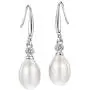 Mints Natural Black Pearl Earrings Sterling Silver Dangle Drop Earrings for Women Mints Natural Black Pearl Earrings Sterling Silver Dangle Drop Earrings for Women