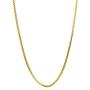 SISGEM 14k Yellow OR White Gold Solid Gold Box Link Chain for Necklace 0.8mm Box Chain with Lobster Claw Clasp Gift for Women