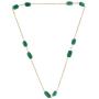 Efulgenz Pearl Chain Necklace Indian 14 K Gold Plated Red Faux Ruby Beads Strand Fashion Costume Jewelry