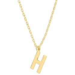 PAVOI 14K Gold Plated Initial Necklace | Letter Necklaces for Women