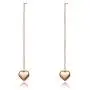 Stainless Steel Love Heart Tassel Earrings Jewelry Cute/Romantic Crystal Dangle Earrings For Women Girls Stainless Steel Love Heart Tassel Earrings Jewelry Cute/Romantic Crystal Dangle Earrings For Women Girls