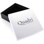 Quadri - Cuban Link Chain in Sterling Silver Solid Italian Jewelry 5mm Diamond Cut Necklace for Men Women Boys Girls - 16 to 30 Inch - 925 Made in Italy Premium Quality - Gift Box Included