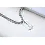 Hisatan Hip Hop Jewelry Punk Rock Biker Stainless Steel Razor Blade Pendant Necklace for Men with 20 Inch Chain