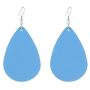 TIDOO Jewelry Women Fashion Teardrop Leather Earring