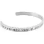 SEIRAA Inspirational Bracelet Be A Pineapple Stand Tall Wear A Crown Cuff Bracelet Gift for her SEIRAA Inspirational Bracelet Be A Pineapple Stand Tall Wear A Crown Cuff Bracelet Gift for her