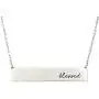 Rosemarie Collections Womens Inspirational Bar Pendant Necklace Blessed Rosemarie Collections Womens Inspirational Bar Pendant Necklace Blessed