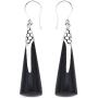 Shop LC Womens Black Onyx 925 Sterling Silver Dangle Drop Earrings for Womens Prom Jewelry Mothers Day Gifts (Black-Drop/Solitaire/Dangle/Statement/Teardrop)