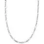 LeCalla Links Sterling Silver Italian Jewelry 3.5 MM, 6.8 MM Figaro Chain Necklace for Women and Men (16, 18, 20, 22, 24, 26 Inches)