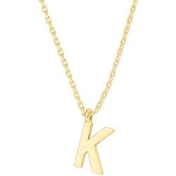 PAVOI 14K Gold Plated Initial Necklace | Letter Necklaces for Women