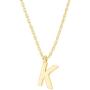 PAVOI 14K Gold Plated Initial Necklace | Letter Necklaces for Women