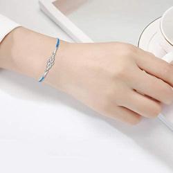 WINNICACA Women Opal Cuff Bangle Bracelet,Hypoallergenic Sterling Silver Inspirational Jewelry Birthday Mothers Day Gifts for Her Mom Friends