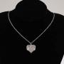 Generic Brands LBSBO Memorial Jewelry Sympathy Gift A Piece of My Heart Lives in Heaven Lariat Y Necklace/Black Leather Necklace