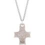 Rosemarie & Jubalee Religious First Communion Eucharist Symbols Cross Medal Pendant Necklace, 18''