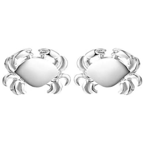 MIXIA Tiny Crab Earrings for Women Jewelry Cancer Zodiac Animal Charm Jewelry Ocean Inspired Vintage Gold Earrings Gift