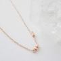 HONEYCAT Jackson Beaded Necklace in Gold, Rose Gold, or Silver | Minimalist, Delicate Jewelry