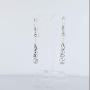 Pepe Dominguez Vintage Handmade 925 Sterling Silver Long Drop Earrings