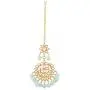 Aheli Beautiful Indian Traditional Wedding Faux Kundan Beaded Maang Tikka with Earrings Set for Women Ethnic Fashion Jewelry Aheli Beautiful Indian Traditional Wedding Faux Kundan Beaded Maang Tikka with Earrings Set for Women Ethnic Fashion Jewelry