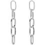 Tanpie Simple Vintage Oval Chain Geometry Earrings for Women Girl Jewelry Handmade