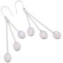 Silver Palace 925 Sterling Silver Natural Gemstone Drop Dangle Earrings for Women