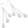 Silver Palace 925 Sterling Silver Natural Gemstone Drop Dangle Earrings for Women