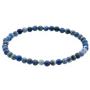 Glossy 4mm Round Sodalite Stretch Bracelet (in various lengths: 6.5, 7, 7.5, 8 Inches)
