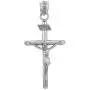 Religious Jewelry by FDJ Solid 925 Sterling Silver Cross Charm INRI Crucifix Pendant Necklace