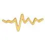 14K Yellow Gold Over Silver Heartbeat Adjustable Bolo Bracelet 14K Yellow Gold Over Silver Heartbeat Adjustable Bolo Bracelet