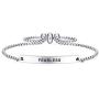 Dainty Cuff Bracelet - FEARLESS - High School Senior Students Reminder Gifts for Sister from Brother