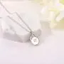 JLYY Minimalist Meticulous Workmanship Cremation Jewelry for Ashes 925 Sterling Silver CZ Keepsake Memorial Urn Women Necklace for Your Everlasting Memories