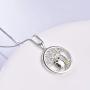 YFN Sterling Silver Tree of Life Necklace for Women, Owl Pendant Necklace Owl Gifts for Owl Lover Jewelry for Women