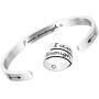 misola Women Inspirational Bracelets Ring Suit Gifts for Best Friend Personalized Stainless Steel Adjustable Twist Gift for Birthday Graduation Jewelry