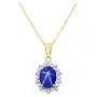 RYLOS Necklaces for Women 925 Silver Princess Diana Inspired Necklace Gemstone & Genuine Diamonds Pendant With 18'' Chain 9X7MM Birthstone Womens Jewelry Gold Necklaces For Women RYLOS Necklaces for Women 925 Silver Princess Diana Inspired Necklace Gemstone & Genuine Diamonds Pendant With 18'' Chain 9X7MM Birthstone Womens Jewelry Gold Necklaces For Women