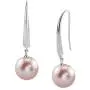 THE PEARL SOURCE Genuine Pink Freshwater Cultured Pearl Selena Dangle Earrings for Women THE PEARL SOURCE Genuine Pink Freshwater Cultured Pearl Selena Dangle Earrings for Women