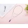 XIANNVXI Layered Heart Choker Necklace Healing Crystal Stone Point Pendant Necklaces Reiki Witch Gemstone Dainty Jewelry for Valentines Day Gifts