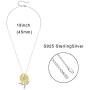 Sunflower Necklace 925 Sterling Silver Sunflower Jewelry Sunflower Gift Summer Jewelry For Women