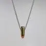 9mm Luger Bullet Jewelry Necklace Hand Polished Brass and Copper Finish 9mm Luger Bullet Jewelry Necklace Hand Polished Brass and Copper Finish